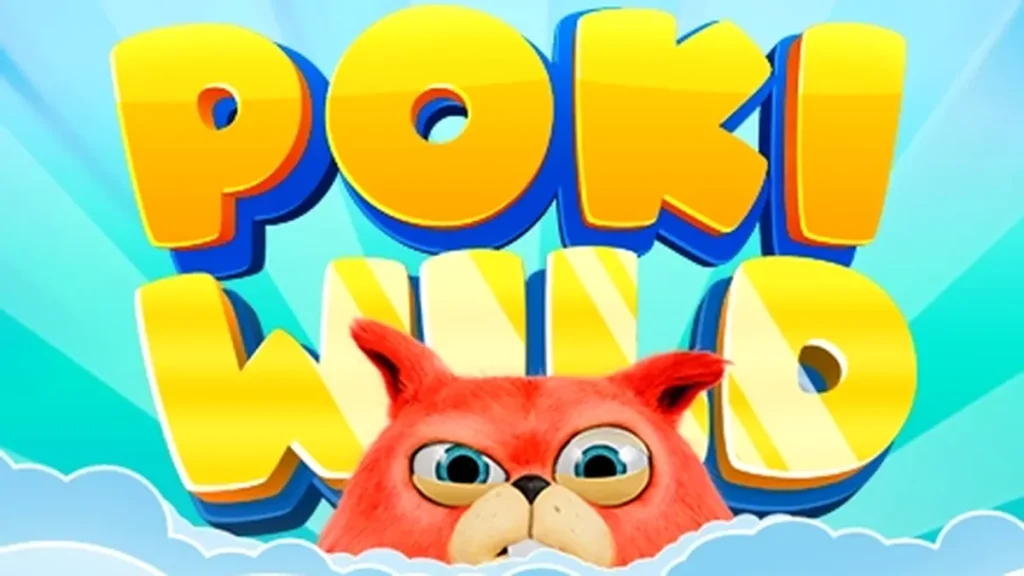 Tampilan antarmuka game slot mobile Poki Wild