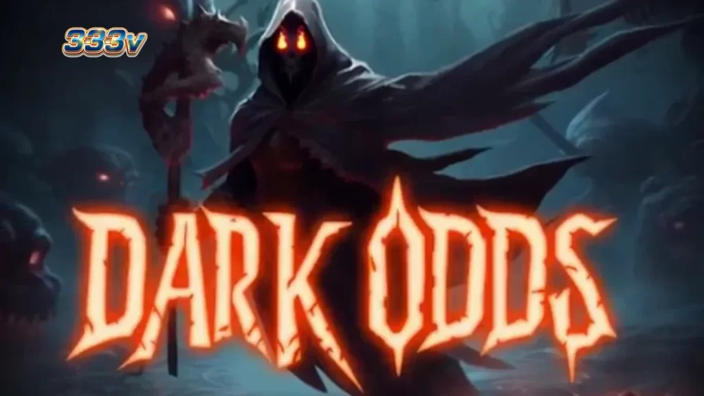 Tampilan visual slot Dark Odds dengan tema horor Halloween