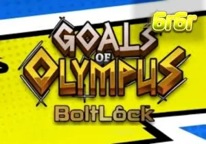 Tampilan visual slot Goals of Olympus BoltLock dengan elemen mitologi dan sepak bola.