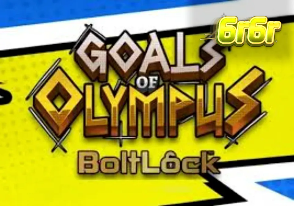 Tampilan visual slot Goals of Olympus BoltLock dengan elemen mitologi dan sepak bola.